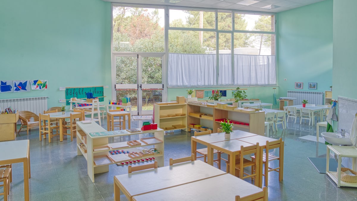 Se i bambini sono a scuola - Attività Montessori